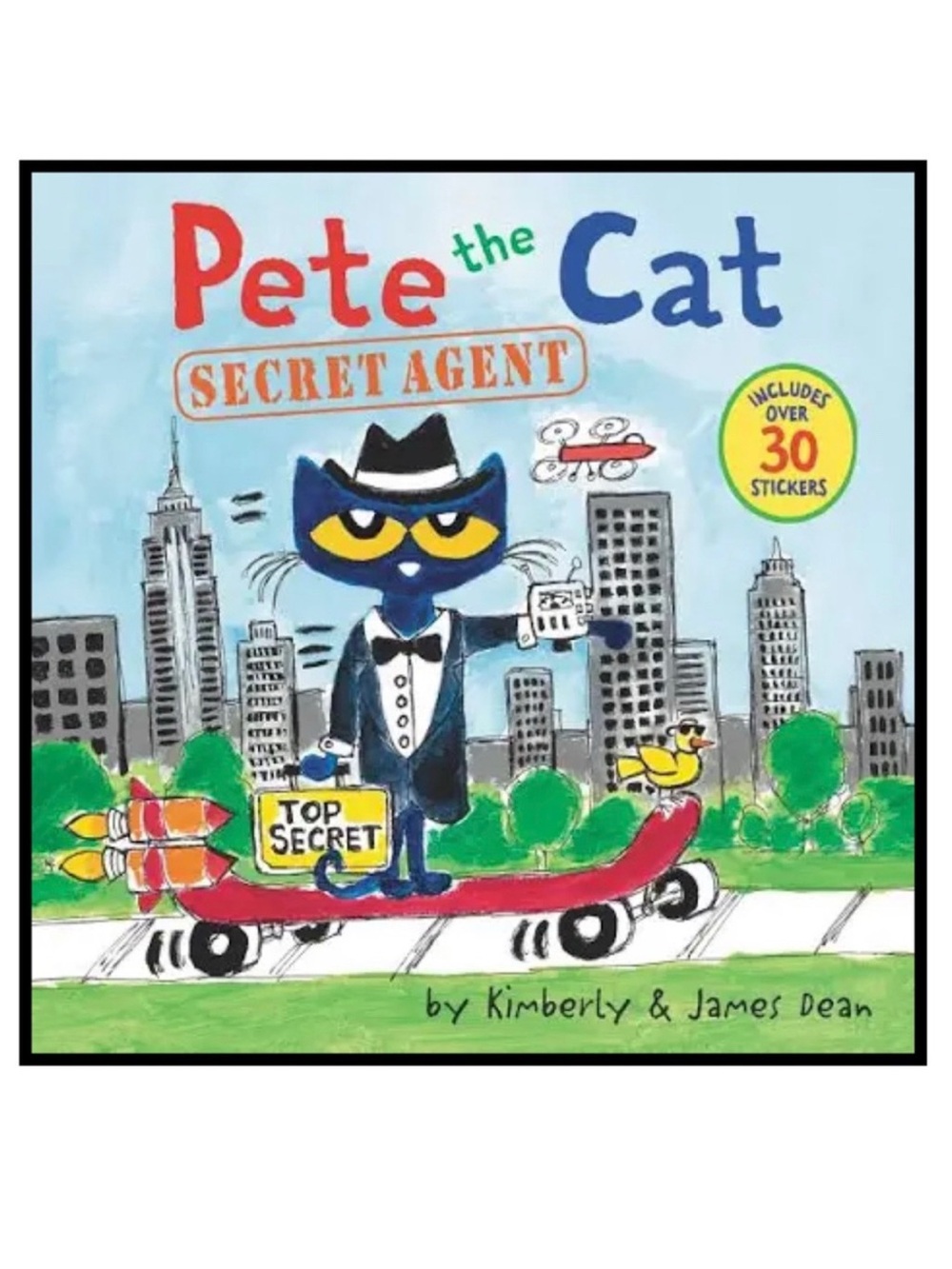 BUNDLE & SAVE🎉 Pete the Cat Secret Agent softcover book by James Dean